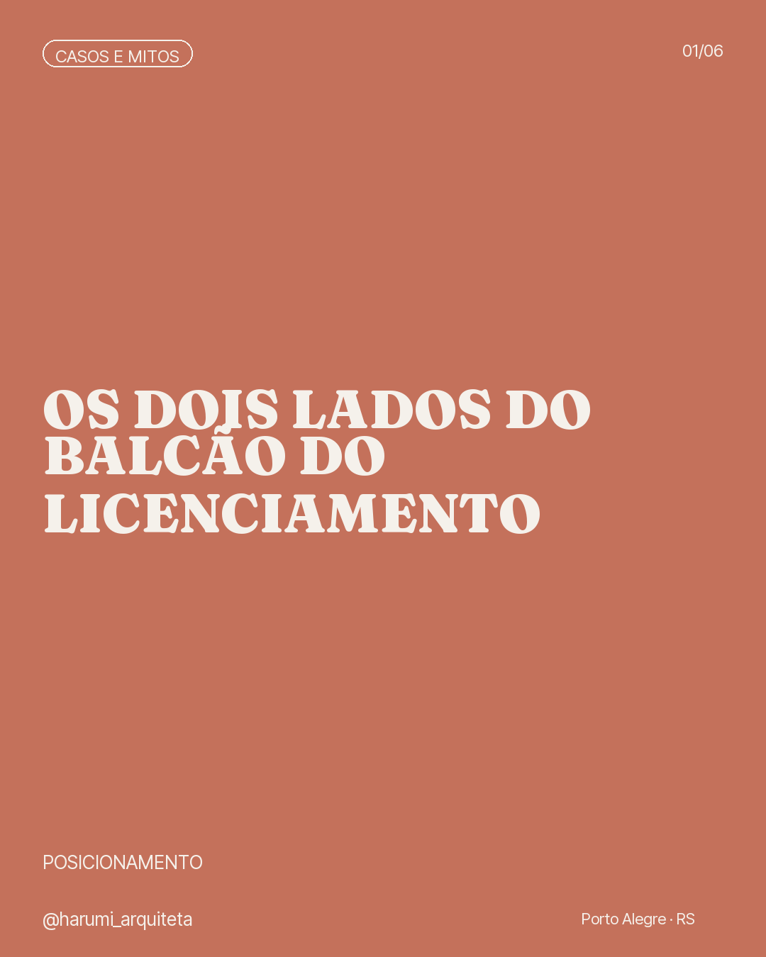 Capa: Os dois lados do balcão do licenciamento