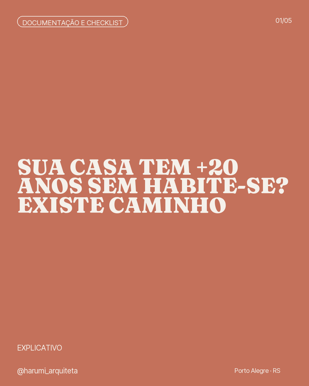 Capa: Sua casa tem +20 anos sem Habite-se? Existe caminho