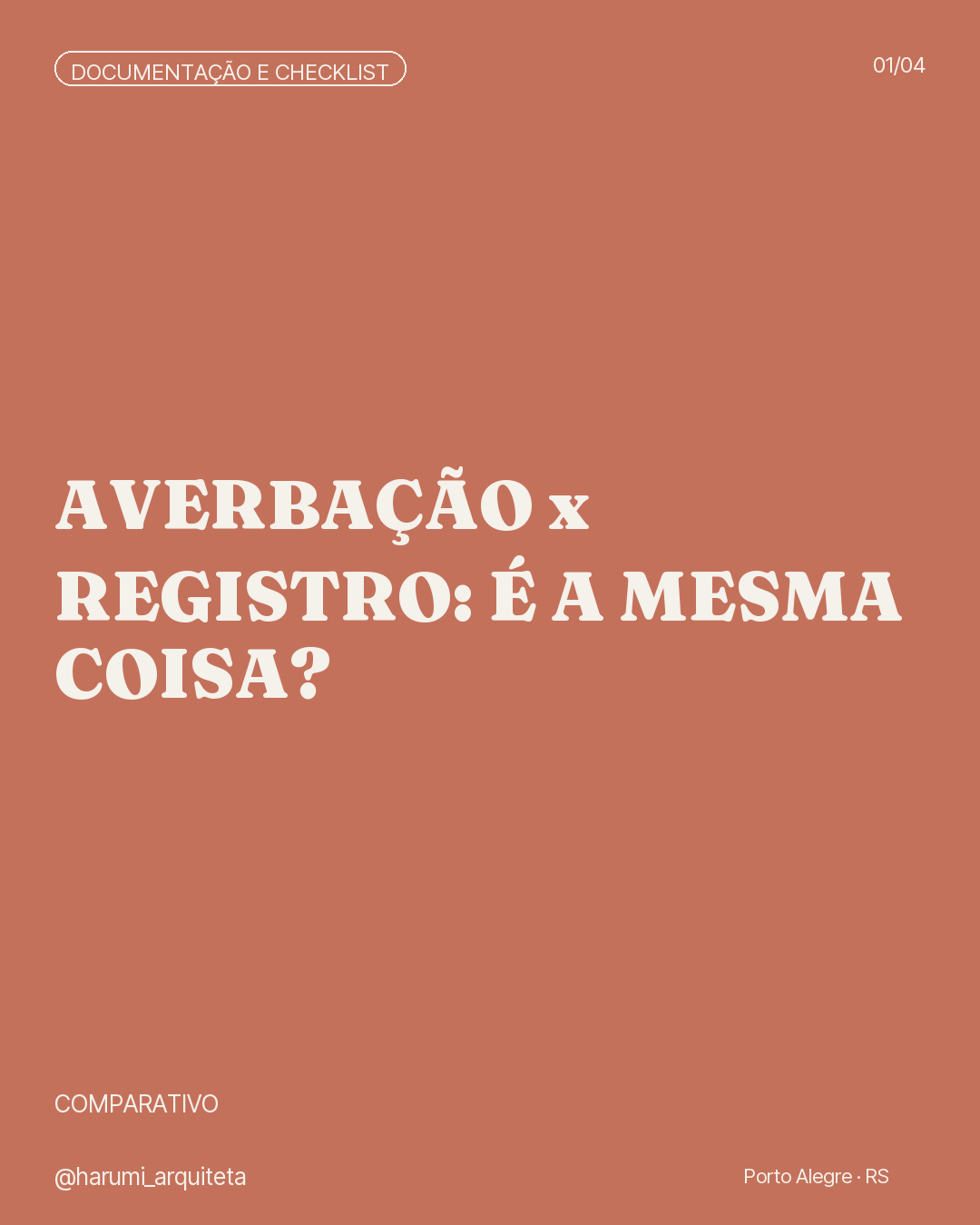Capa: Averbação x Registro — é a mesma coisa?