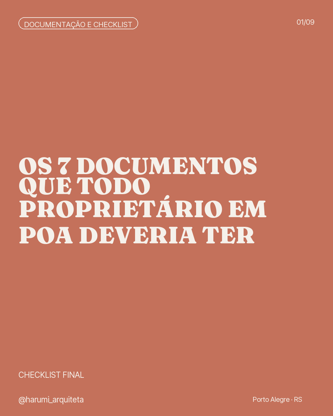 Capa: Os 7 documentos que todo proprietário em POA deveria ter